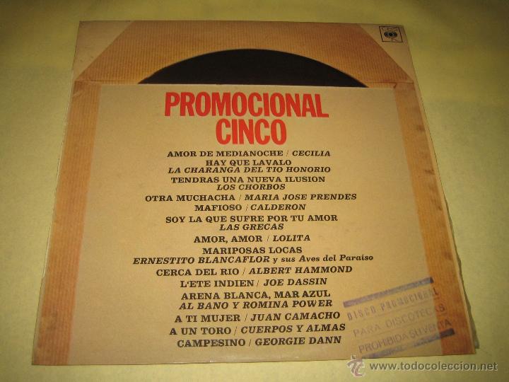 Discos de vinilo: PROMOCIONAL CINCO - 1975 - Foto 1