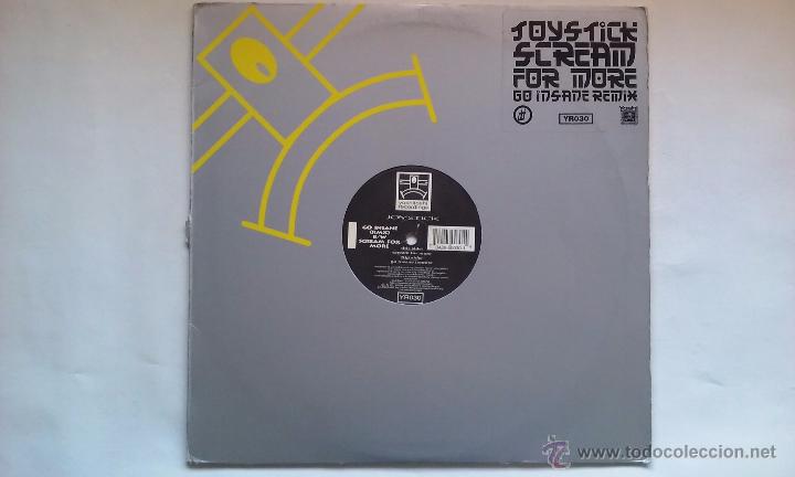 Discos de vinilo: JOYSTICK - GO INSANE (REMIX) / SCREAM FOR MORE - 1998 - Foto 1