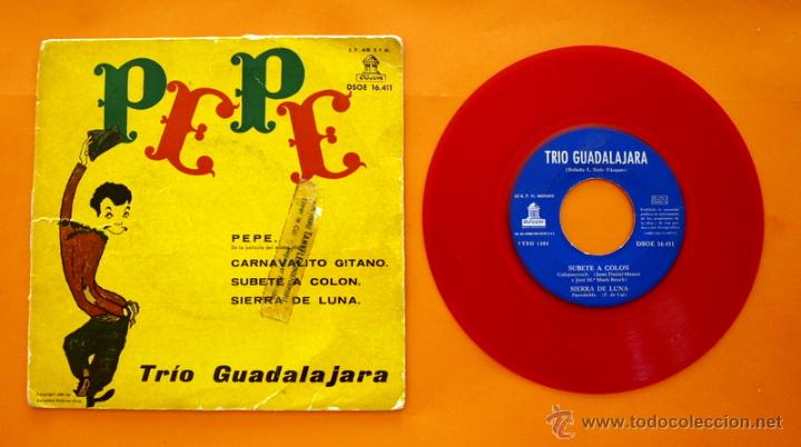 Discos de vinilo: DISCO DE VINILO - TRIO GUADALAJARA - PEPE, CARNAVALITO GITANO - - Foto 1