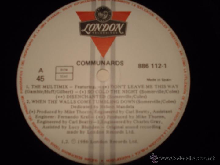 Discos de vinilo: THE COMMUNAROS THE MULTIMIX - Foto 2