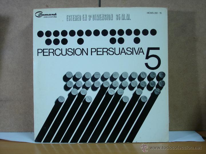 Discos de vinilo: Command All Stars - Percusion Persuasiva 5 - Command Records HCMS 281-15 - 1966 - Foto 1
