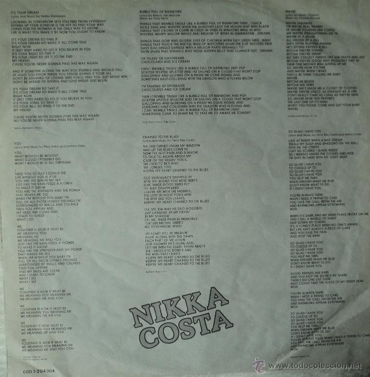 Discos de vinilo: Nikka Costa - Edici&oacute;n de 1981 de Espa&ntilde;a - Foto 3