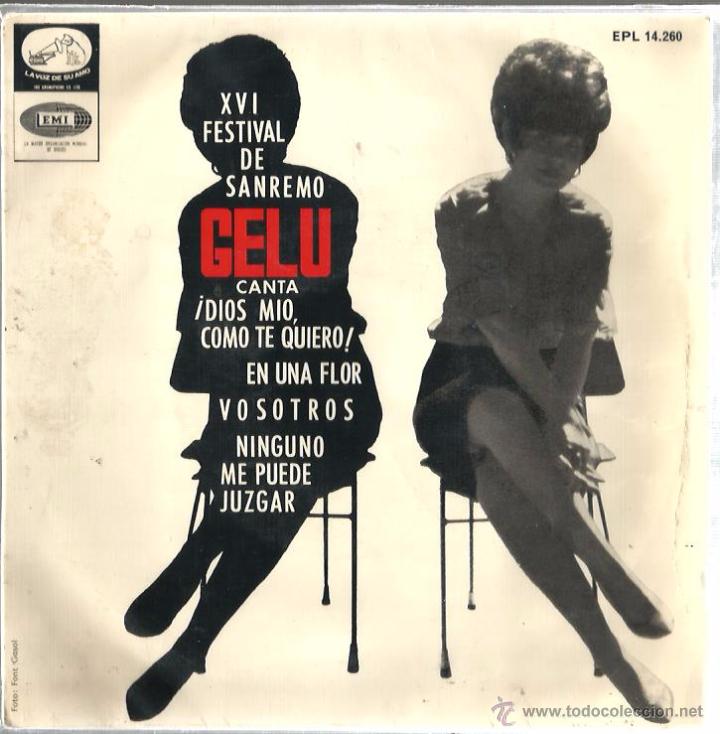 Discos de vinilo: EP GELU : DIOS MIO COMO TE QUIERO ! + 3 - Foto 1