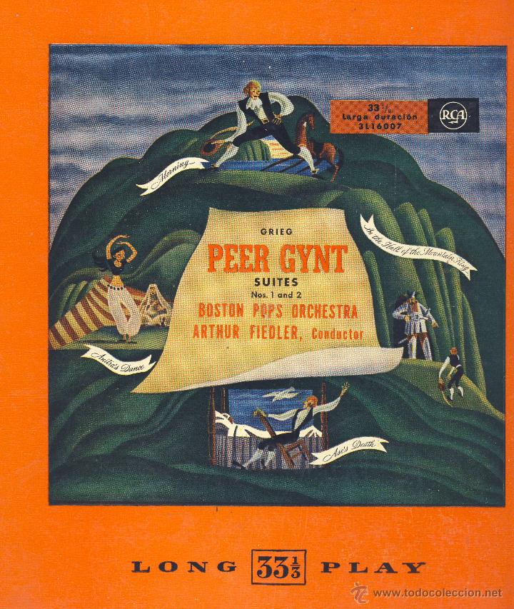 Dischi in vinile: GRIEG.- PEER GYNT.- SUITES Nos. 1 and 2.-