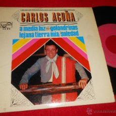 Discos de vinilo: CARLOS ACUÑA A MEDIA LUZ/GOLONDRINAS/LEJANA TIERRA MIA/SOLEDAD EP 1969 ZAFIRO ESPAÑA SPAIN