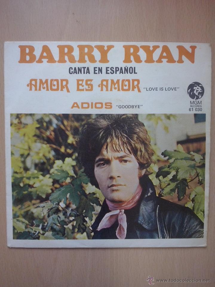 Discos de vinilo: barry ryan - amor es amor / adios - single mgm - Foto 1