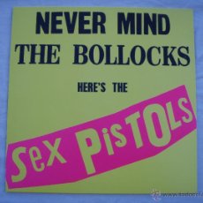 Discos de vinilo: SEX PISTOLS - NEVER MIND THE BOLLOCKS HERE'S THE SEX PISTOLS - LP - REEDICION - NUEVO. Lote 247460510