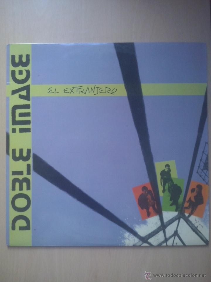 Discos de vinilo: doble image - el extranjero - mini lp 1987 - hoja interior - Foto 1