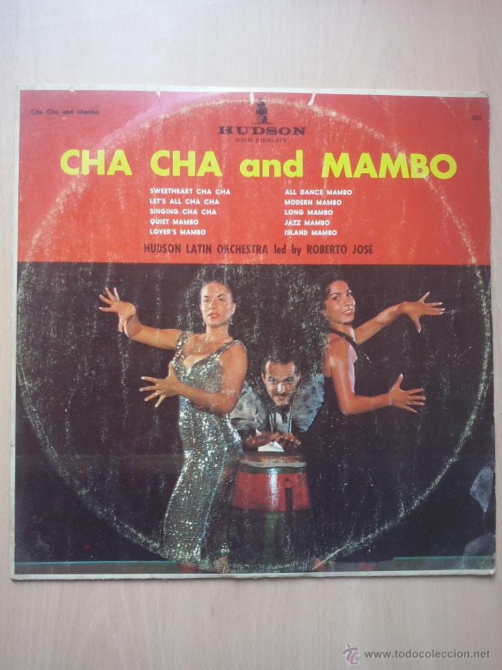 Disques de vinyle: roberto jose hudson latin orchestra - cha cha and mambo - lp hudson usa