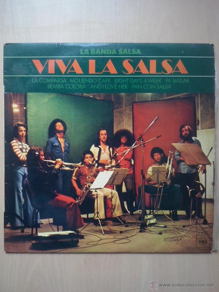 Discos de vinilo: la banda salsa - viva la salsa - lp cbs 1976 - Foto 1