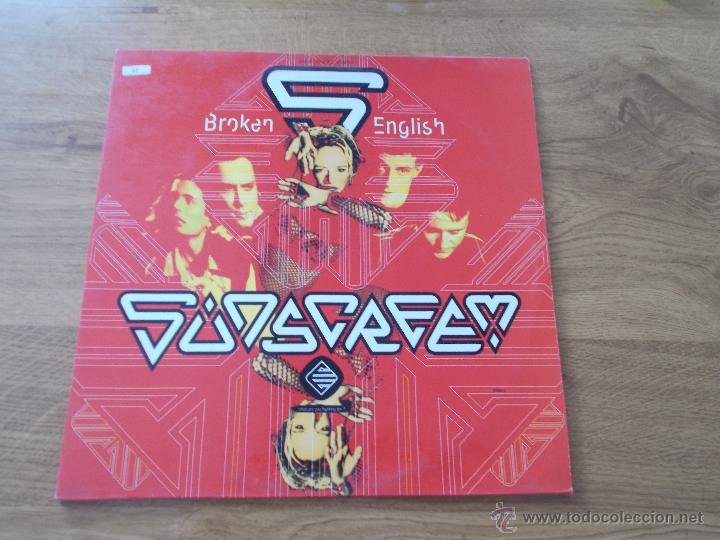 Discos de vinilo: SUNSCREEM. BROKEN ENGLISH - Foto 1
