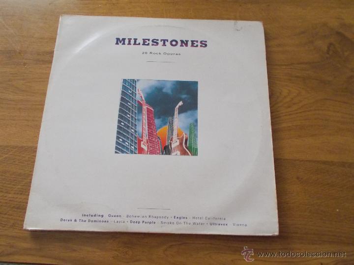 Discos de vinilo: MILESTONES. 20 ROCK OPERAS CONTIENE 2 LPS - Foto 1