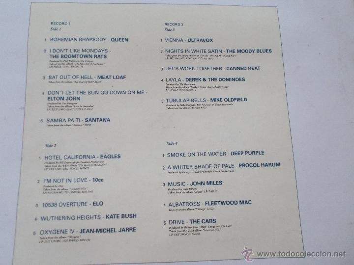 Discos de vinilo: MILESTONES. 20 ROCK OPERAS CONTIENE 2 LPS - Foto 3