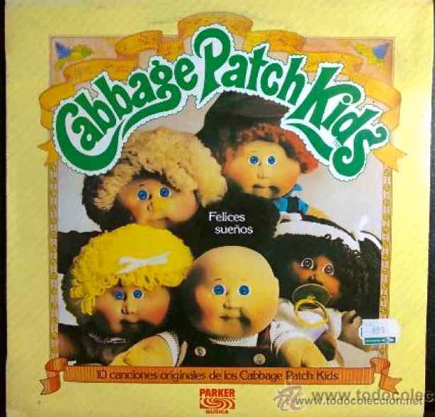 Discos de vinilo: CABBAGE PATCH KIDS, FELICES SUE&Ntilde;OS - LP DE VINILO - Foto 1
