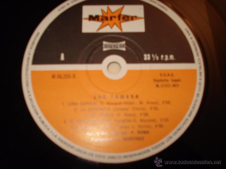 Discos de vinilo: LOS TAMARA - LUNA CAPRESSE - Foto 2