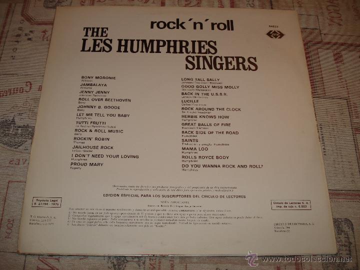 Discos de vinilo: THE LES HUMPHRIES SINGERS - ROCK AND ROLL - Foto 3