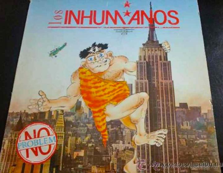 Discos de vinilo: LOS INHUMANOS, NO PROBLEM - LP - Foto 1