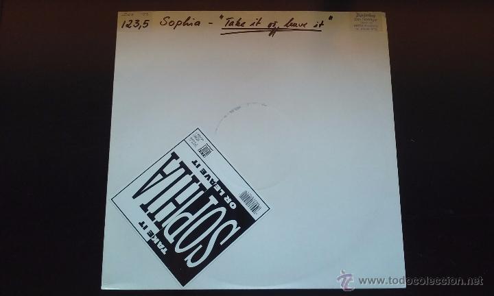 Discos de vinilo: SOPHIA - TAKE IT OR LEAVE IT - 1993 - Foto 1