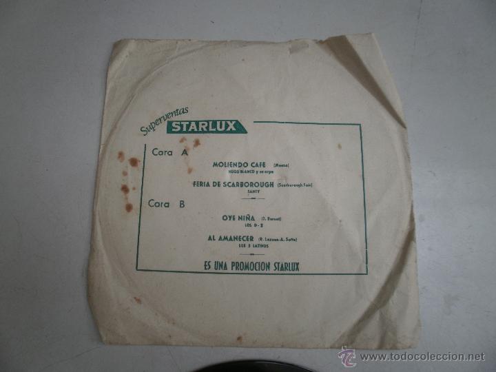 Discos de vinilo: CURIOSO DISCO DE PROPAGANDA DE LA CASA STARLUX - Foto 1