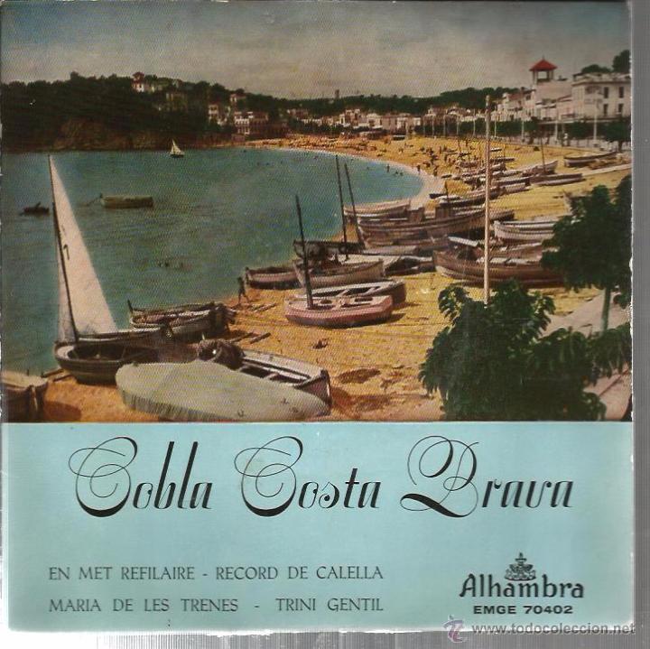 Discos de vinilo: EP COBLA COSTA BRAVA : EN MET REFILAIRE + 3 - Foto 1
