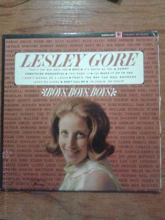 Discos de vinilo: LESLEY GORE BOYS BOYS BOYS - Foto 1