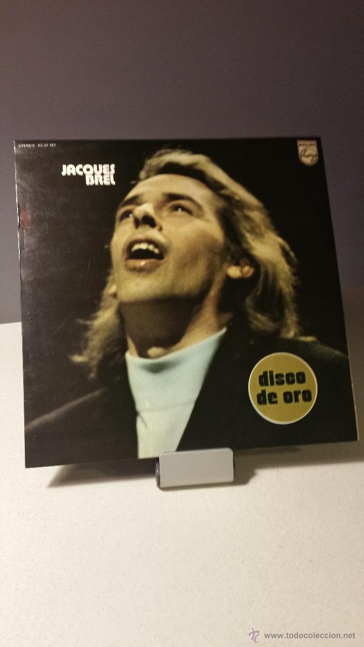 Discos de vinilo: JACQUES BREL DISCO DE ORO LP - Foto 1