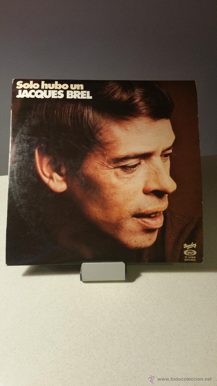 Discos de vinilo: JACQUES BREL SOLO HUBO UN JACQUES BREL LP - Foto 1