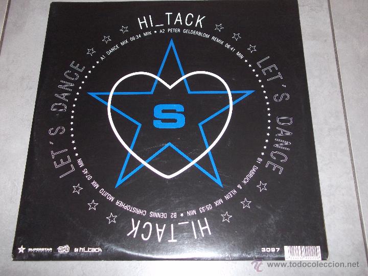 Discos de vinilo: HI TACK - LETS DANCE - MAXI - SUPERSTAR - LV - Foto 1