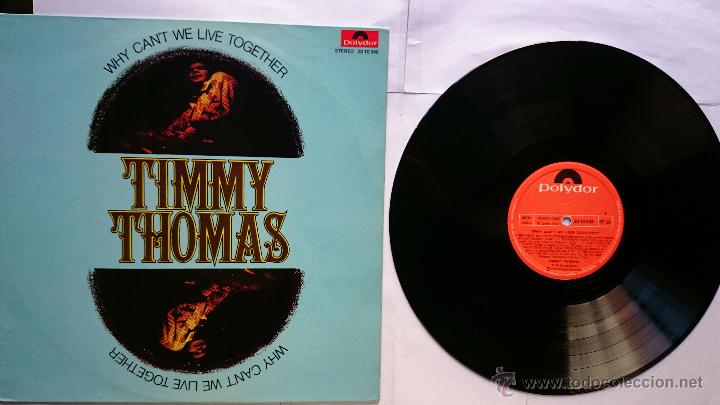 Discos de vinilo: TIMMY THOMAS - WHY CANT WE LIVE TOGETHER (1&ordf; EDICION 1972) - Foto 1