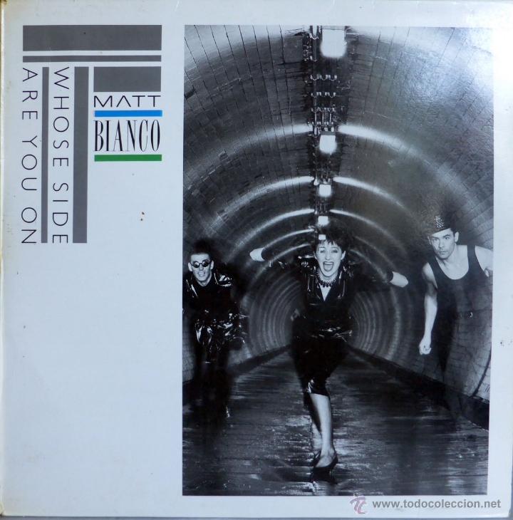 Discos de vinilo: Matt Bianco. Whose side are you on. Wea-Ariola, Esp. 1984 LP - Foto 1
