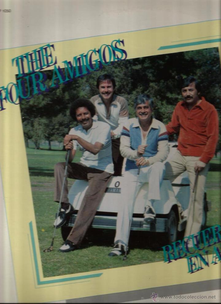 Vinyl records: LP THE FOUR AMIGOS : RECUERDOS EN AZUL