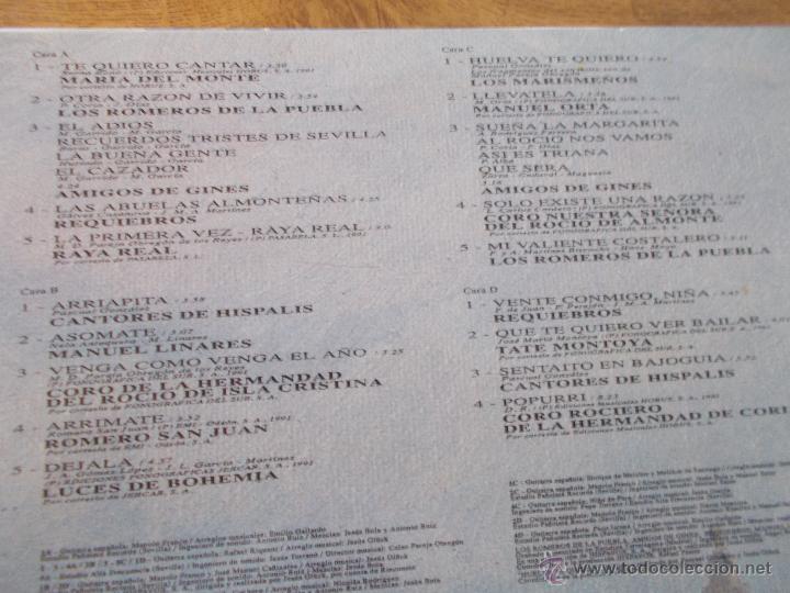 Discos de vinilo: SEVILLANAS DE ORO VOL. 21 - Foto 2