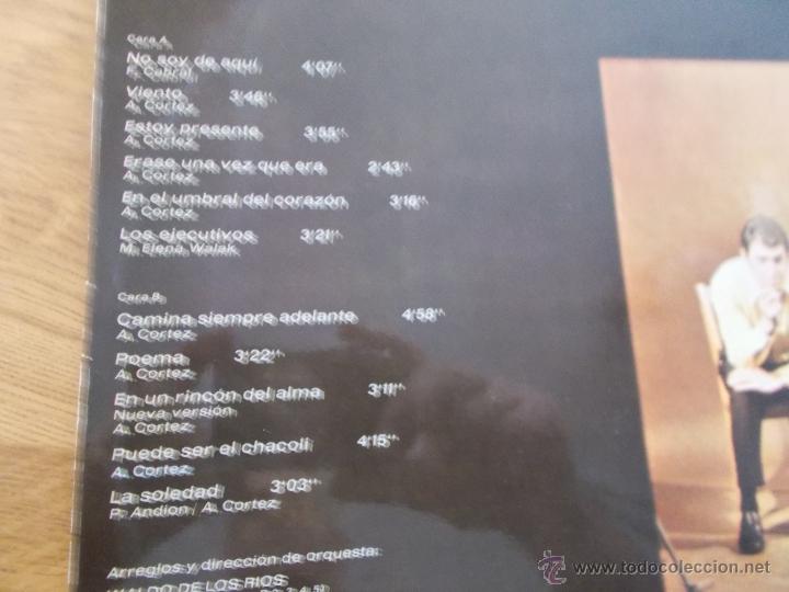 Discos de vinilo: ALBERTO CORTEZ. NO SOY DE AQUI. - Foto 2