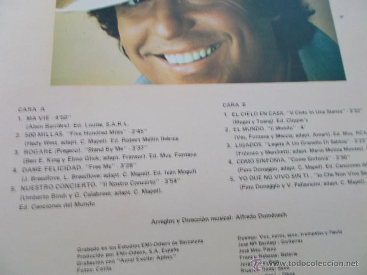 Discos de vinilo: DYANGO.EL CIELO EN CASA. - Foto 2