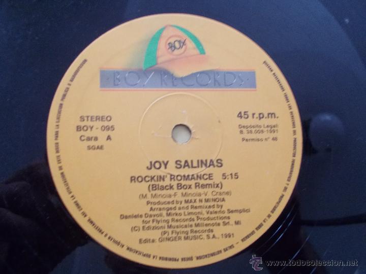 Discos de vinilo: JOY SALINAS. ROCKIN ROMANCE - Foto 3