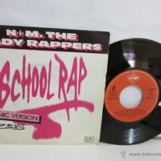 Discos de vinilo: N + M, THE LADY RAPPERS - SCHOOL RAP - 1986 -CNR - EX+/VG