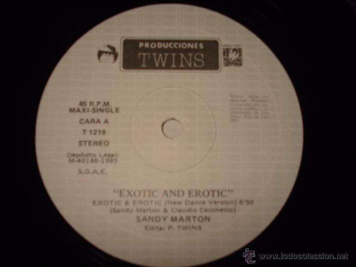 Discos de vinilo: SANDY MARTON - EXOTIC AND EROTIC - Foto 2