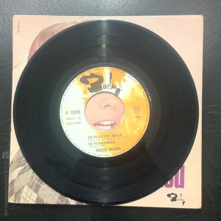 Discos de vinilo: SINGLE MIREILLE MATHIEU - POURQUOI MON AMOUR - BARCLAY. - Foto 3