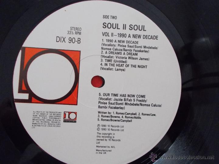 Discos de vinilo: SOUL II SOUL. A NEW DECADE - Foto 2