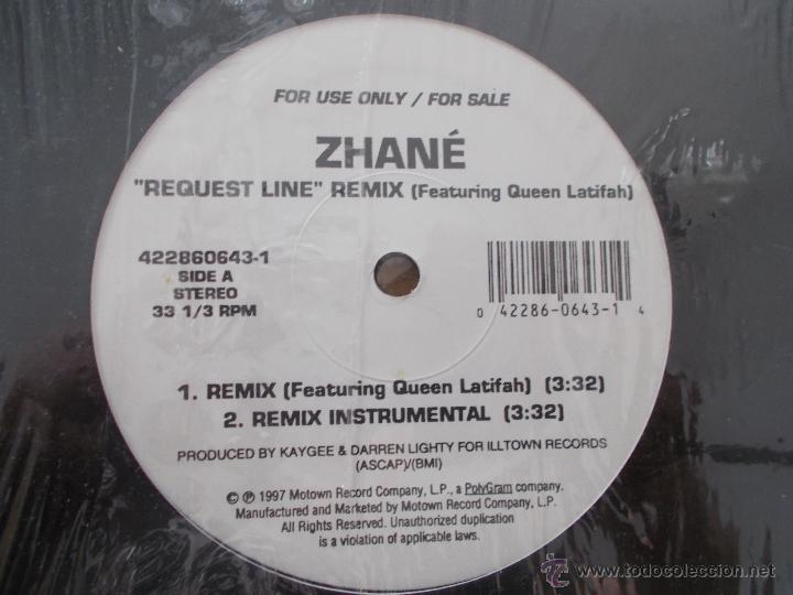 Discos de vinilo: ZHAN&Eacute; REQUEST LINE - Foto 3
