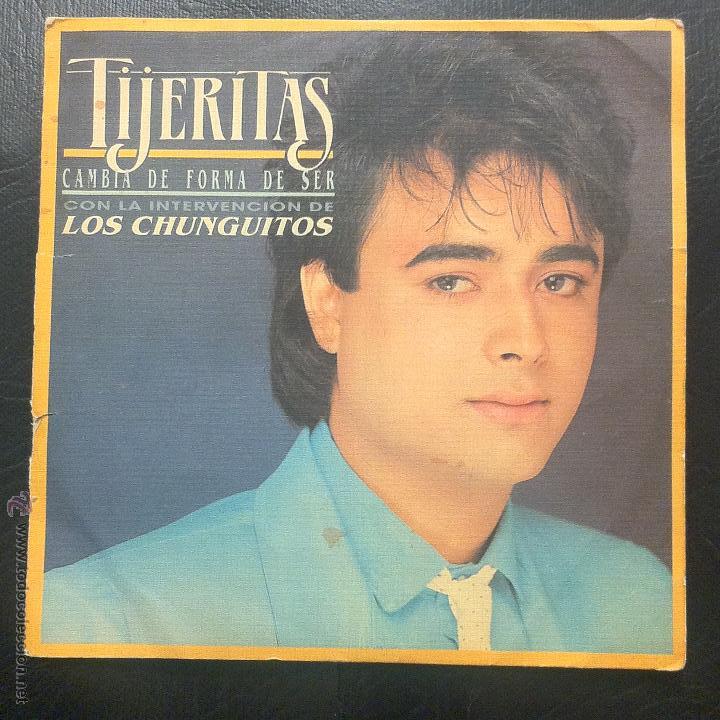 Disques de vinyle: SINGLE TIJERITAS - CAMBIA DE FORMA DE SER - EPIC 1986.
