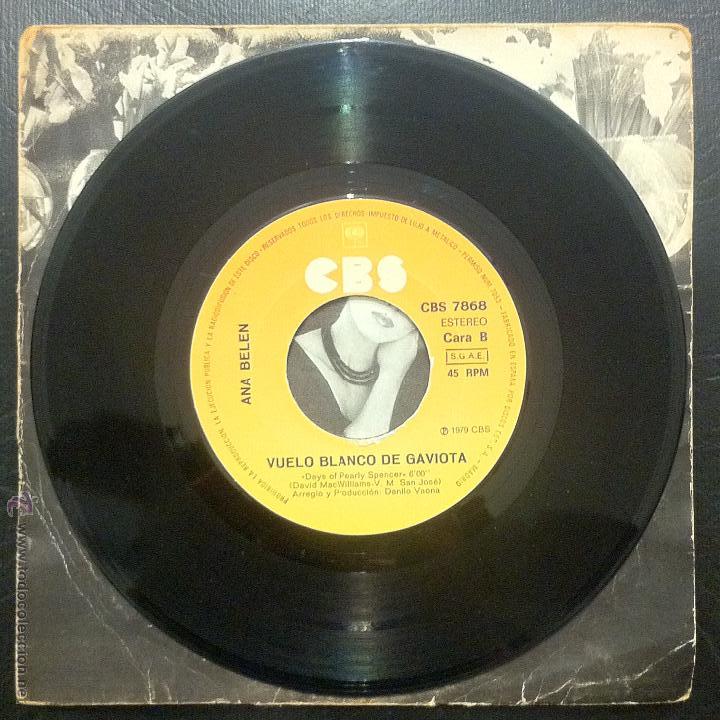 Discos de vinilo: SINGLE ANA BEL&Eacute;N - AGAPIMU - CBS 1979. - Foto 4