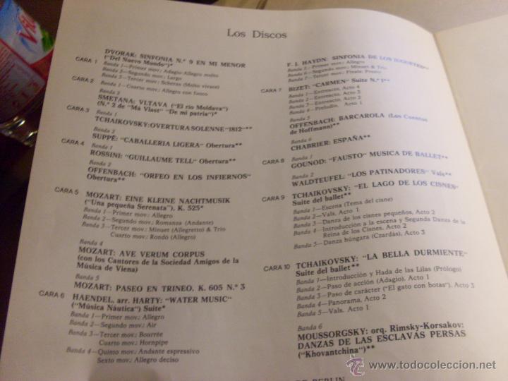 Discos de vinilo: KARAJAN (THE POPULAR CLASSICS) SET BOX 5 LP (AT) - Foto 3