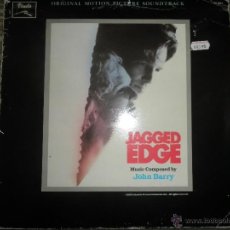 Discos de vinilo: JAGGED EDGE B.S.O. (JOHN BARRY) LP - ORIGINAL ESPAÑOL - VINILO RECORDS 1985 - STEREO -. Lote 49850262