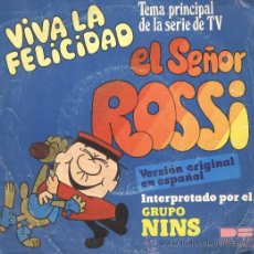 Discos de vinilo: GRUPO NINS SG BELTER 1980 EL SEÑOR ROSSI TVE TV BSO VIVA LA FELICIDAD/ DON OPTIMO Y DON PESIMO. Lote 49856005