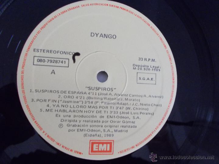 Discos de vinilo: DYANGO SUSPIROS - Foto 2
