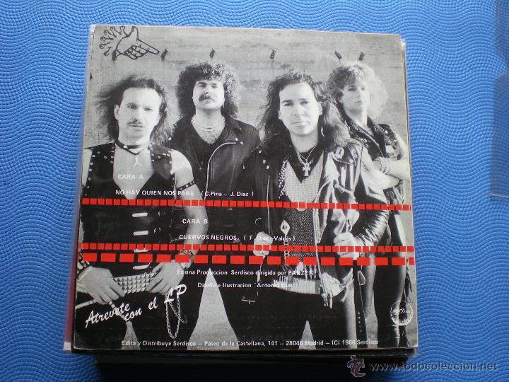 Discos de vinilo: PANZER NO HAY QUIEN NOS PARE SINGLE SPAIN 1986 PROMO PDELUXE - Foto 2 - 49863312