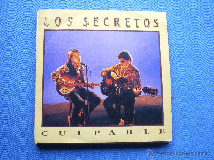Discos de vinilo: LOS SECRETOS CULPABLE SINGLE 1990 PDELUXE - Foto 1
