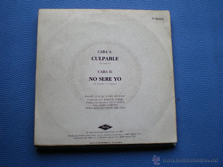 Discos de vinilo: LOS SECRETOS CULPABLE SINGLE 1990 PDELUXE - Foto 2