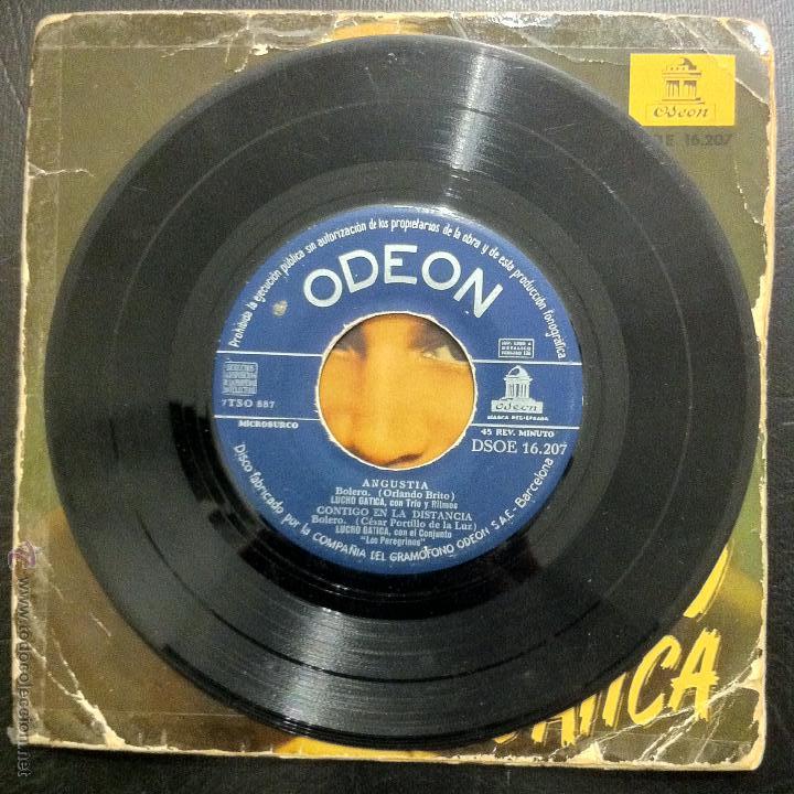 Discos de vinilo: LUCHO GATICA - EL RELOJ - ODE&Oacute;N 1958. - Foto 3